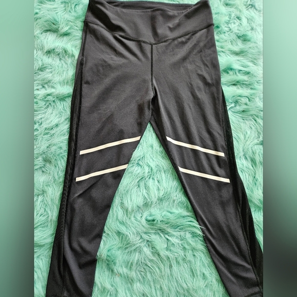 ZYIA Leggings Black Reflective Light N Tight 14-16 - Picture 2 of 5